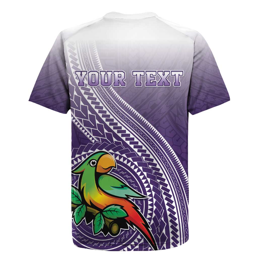 Personalized Manua High School Rugby Jersey Polynesian Tribal Pattern LT05 - Polynesian Pride