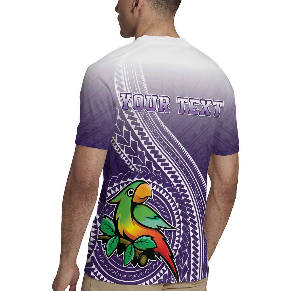Personalized Manua High School Rugby Jersey Polynesian Tribal Pattern LT05 - Polynesian Pride