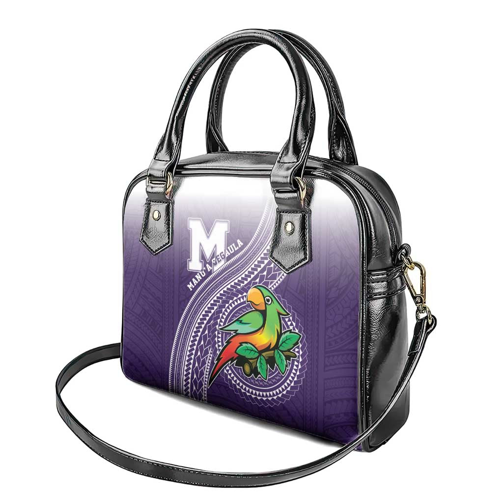 Manua High School Shoulder Handbag Polynesian Tribal Pattern