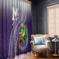 Manua High School Window Curtain Polynesian Tribal Pattern LT05 - Polynesian Pride