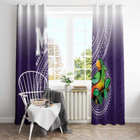 Manua High School Window Curtain Polynesian Tribal Pattern LT05 - Polynesian Pride