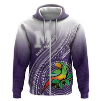Personalized Manua High School Zip Hoodie Polynesian Tribal Pattern