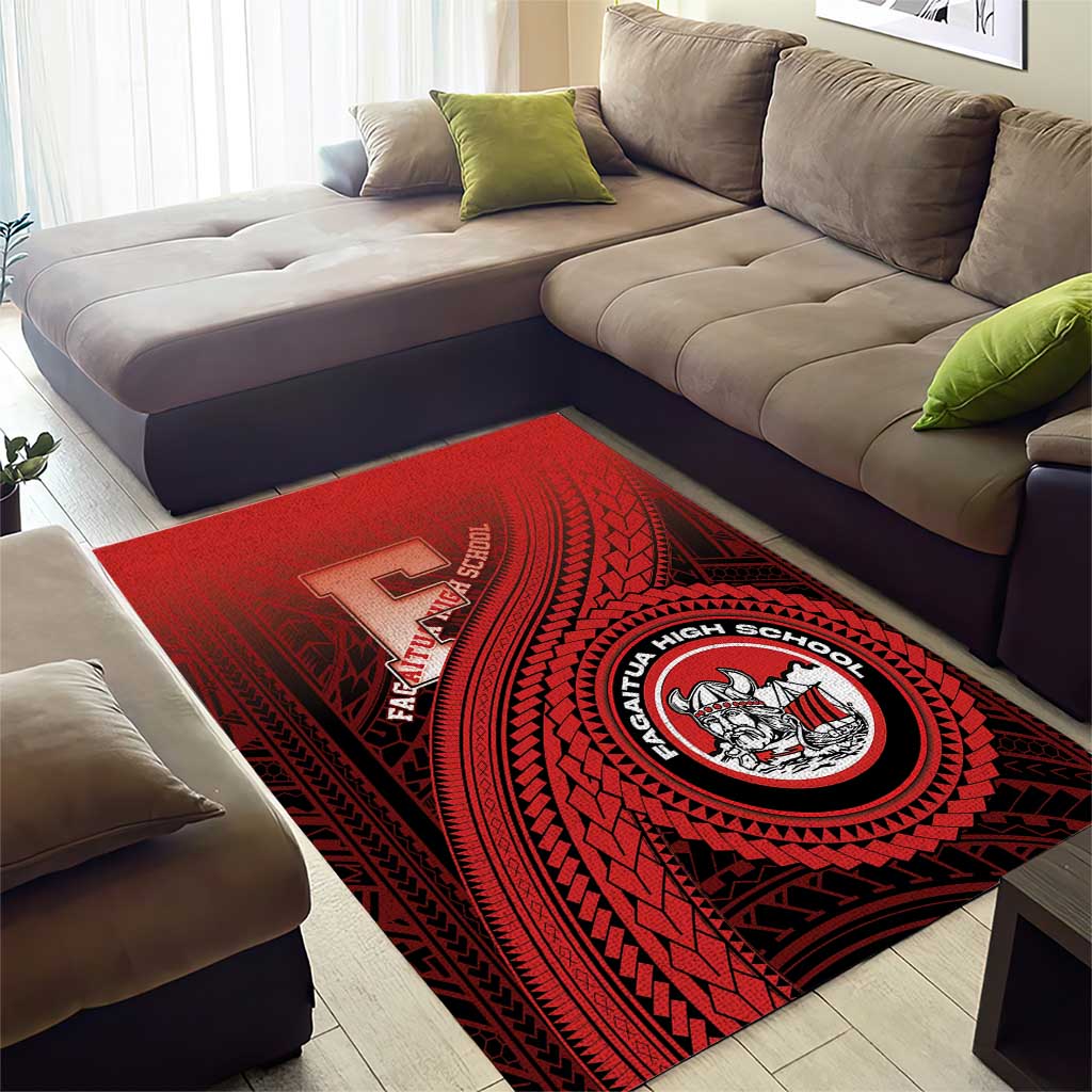 Fagaitua High School Area Rug Polynesian Tribal Pattern LT05 - Polynesian Pride