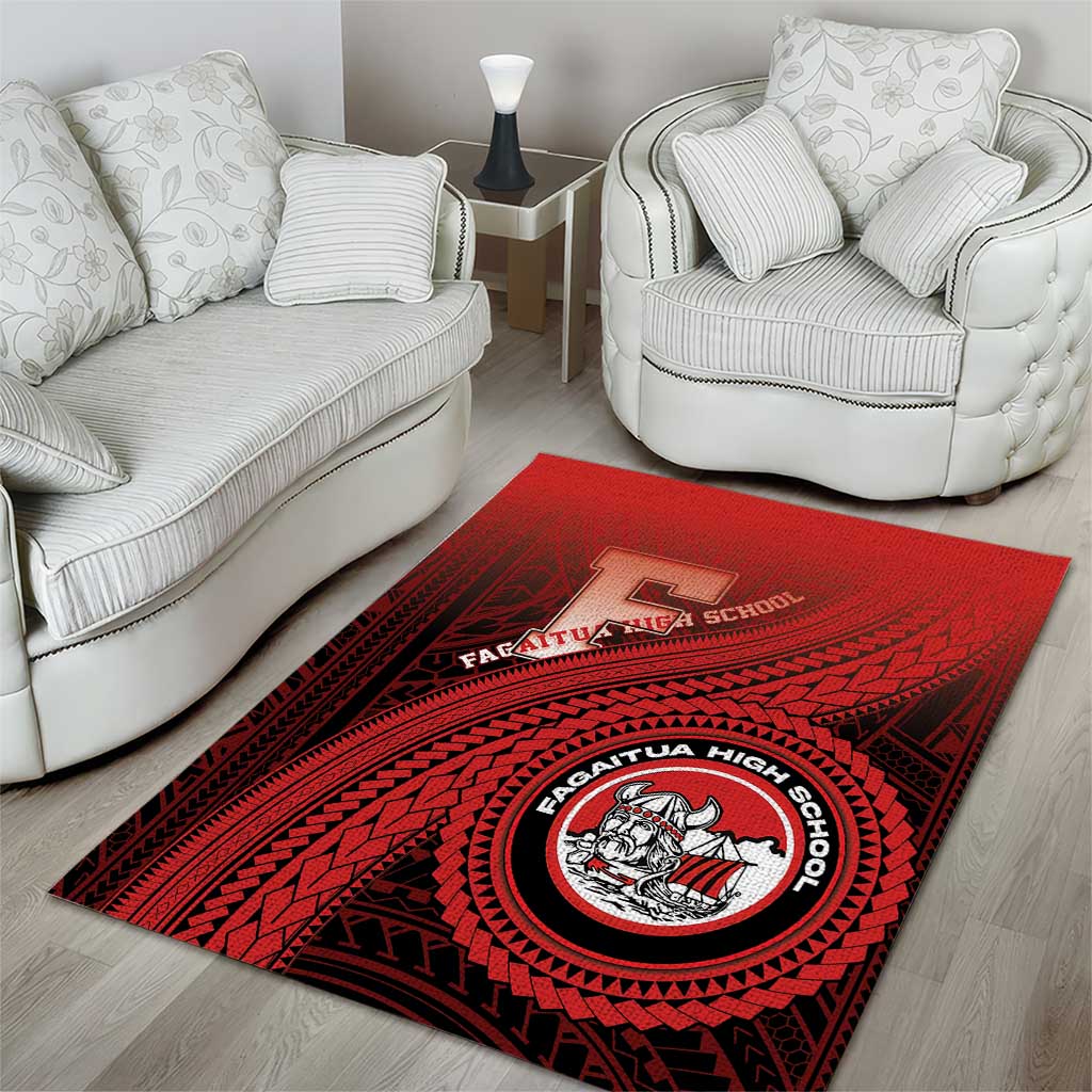 Fagaitua High School Area Rug Polynesian Tribal Pattern LT05 - Polynesian Pride