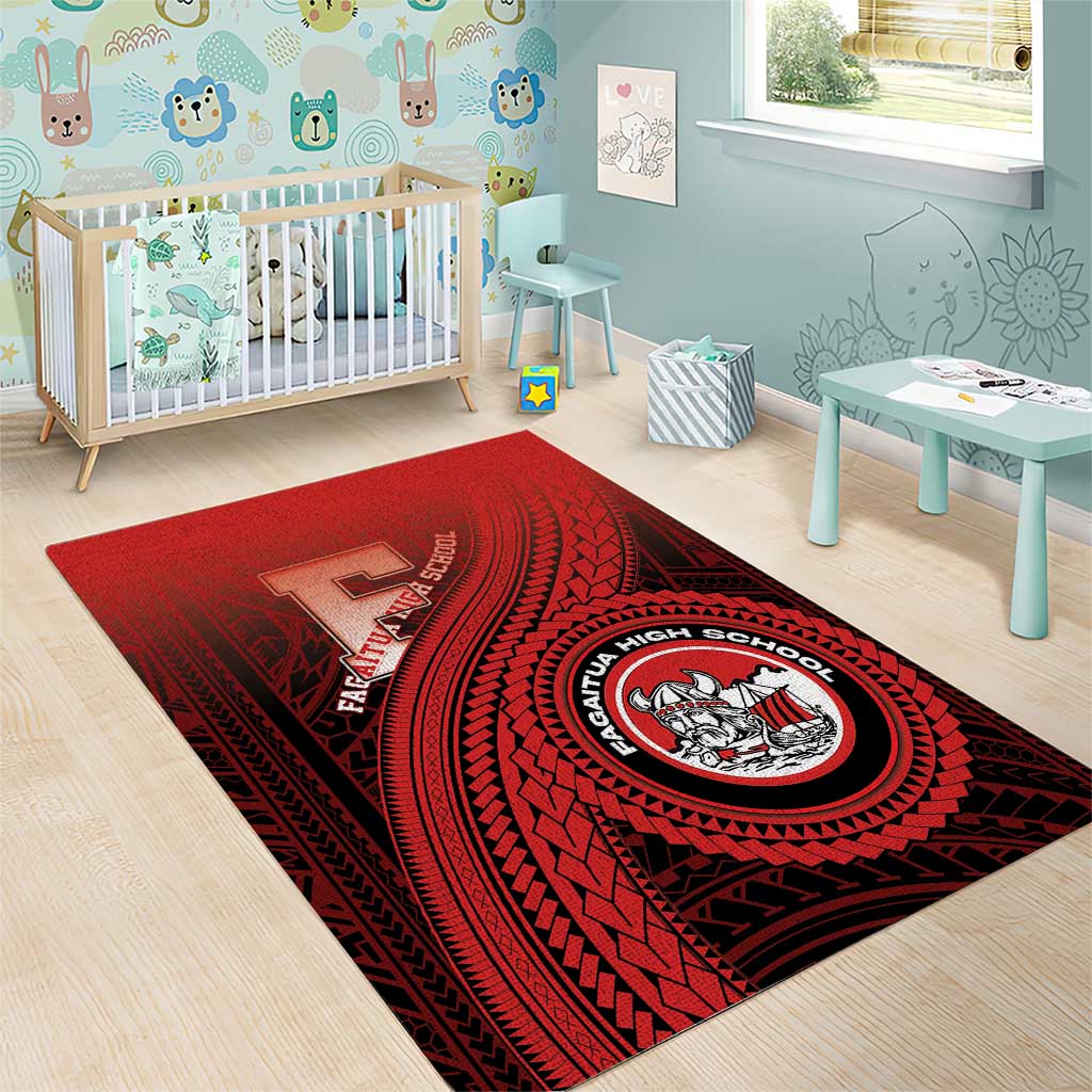 Fagaitua High School Area Rug Polynesian Tribal Pattern LT05 - Polynesian Pride