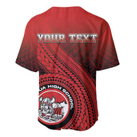 Personalized Fagaitua High School Baseball Jersey Polynesian Tribal Pattern LT05 - Polynesian Pride