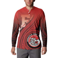 Personalized Fagaitua High School Button Sweatshirt Polynesian Tribal Pattern LT05 - Polynesian Pride