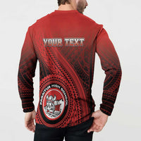 Personalized Fagaitua High School Button Sweatshirt Polynesian Tribal Pattern LT05 - Polynesian Pride