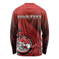 Personalized Fagaitua High School Long Sleeve Shirt Polynesian Tribal Pattern LT05 - Polynesian Pride