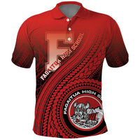 Personalized Fagaitua High School Polo Shirt Polynesian Tribal Pattern