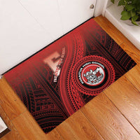 Fagaitua High School Rubber Doormat Polynesian Tribal Pattern LT05 - Polynesian Pride