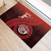 Fagaitua High School Rubber Doormat Polynesian Tribal Pattern LT05 - Polynesian Pride