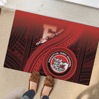 Fagaitua High School Rubber Doormat Polynesian Tribal Pattern LT05 - Polynesian Pride
