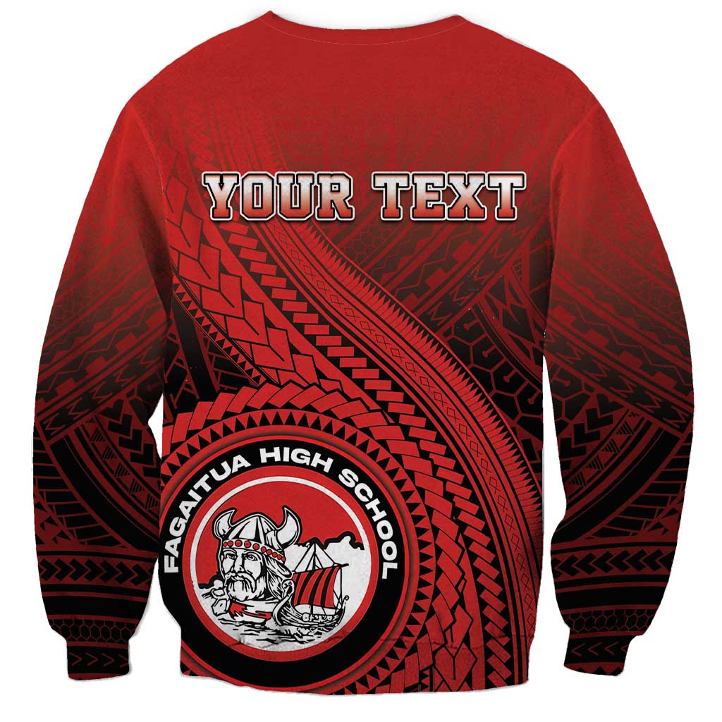 Personalized Fagaitua High School Sweatshirt Polynesian Tribal Pattern LT05 - Polynesian Pride