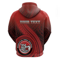 Personalized Fagaitua High School Zip Hoodie Polynesian Tribal Pattern