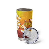 Tahiti Heiva Festival Tumbler Cup Tahitian Vahine Plumeria Flowers