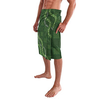 Hawaiian Quilt Lavalava Pele Hair Hinahina Lei Green Version LT05 - Polynesian Pride