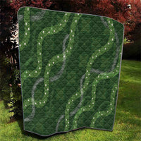 Hawaiian Quilt Quilt Pele Hair Hinahina Lei Green Version