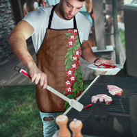 Tonga Language Week Apron Heilala Floral Brown
