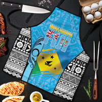 Malampa Fiji Day 2026 Apron Unique Style LT05 Blue - Polynesian Pride