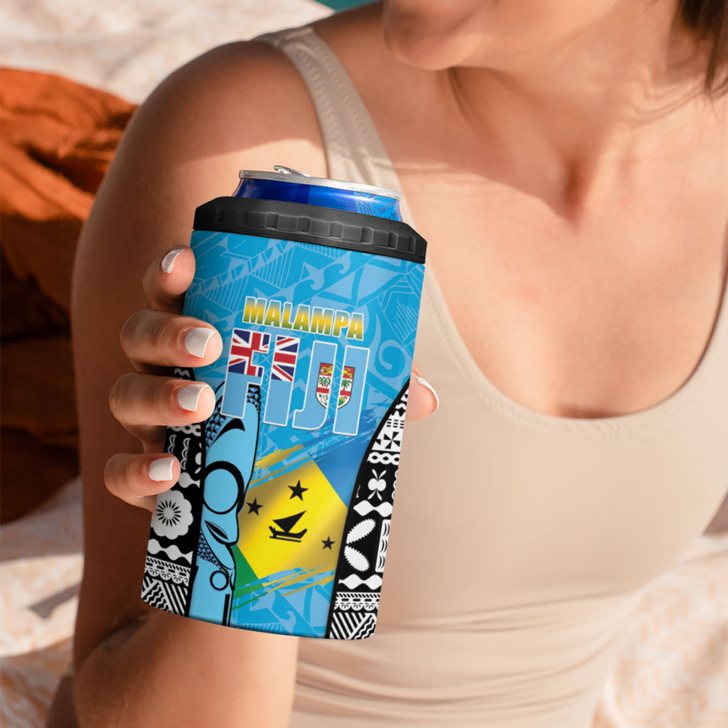 Personalised Malampa Fiji Day 2026 4 in 1 Can Cooler Tumbler Unique Style LT05 - Polynesian Pride