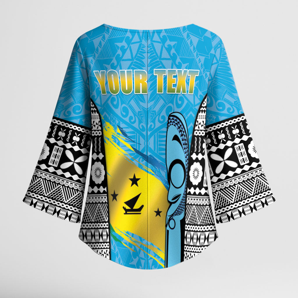 Personalised Malampa Fiji Day 2026 Kimono Sleeve Blouse Unique Style LT05 - Polynesian Pride