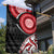 New Zealand Red Maori Koru Simple Style Garden Flag