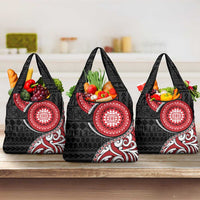 New Zealand Red Maori Koru Simple Style Grocery Bag