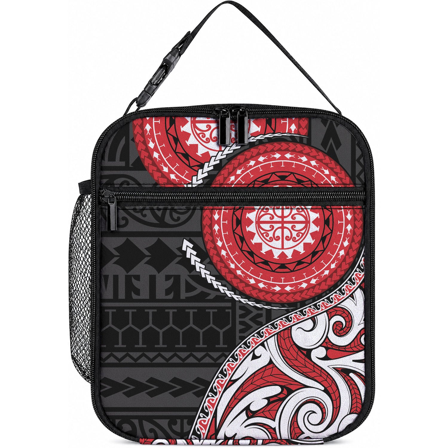 New Zealand Red Maori Koru Simple Style Lunch Bag