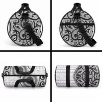 New Zealand White Maori Koru Simple Style Duffle Bag