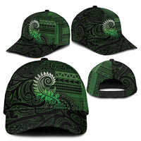New Zealand Maori Koru Fern Classic Cap Spiral Polynesian Style Green - Polynesian Pride