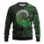 New Zealand Maori Koru Fern Ugly Christmas Sweater Spiral Polynesian Style Green