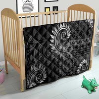 New Zealand Maori Koru Fern Quilt Spiral Polynesian Style Gray LT05 - Polynesian Pride