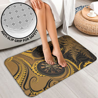 Personalised New Zealand Gold Darts Bathroom Set Maori Fern Curve Style
