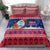 Guam Christmas Bedding Set Guaman Seal Poinsettia Felis Pasgua LT05 - Polynesian Pride