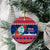 Guam Christmas Ceramic Ornament Guaman Seal Poinsettia Felis Pasgua LT05 - Polynesian Pride