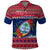 Guam Christmas Polo Shirt Guaman Seal Poinsettia Felis Pasgua LT05 Red - Polynesian Pride