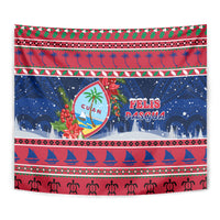 Guam Christmas Tapestry Guaman Seal Poinsettia Felis Pasgua LT05 - Polynesian Pride