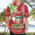 Personalised Hawaii Christmas Hawaiian Shirt Funny Santa Claus Surf Mele Kalikimaka