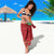 Hawaii Christmas Sarong Funny Santa Claus Surf Mele Kalikimaka