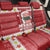 Hawaii Funny Christmas Back Car Seat Cover Spam Musubi Santa