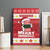 Hawaii Funny Christmas Canvas Wall Art Spam Musubi Santa