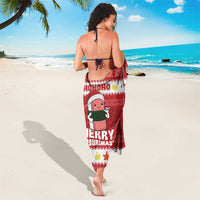 Hawaii Funny Christmas Sarong Spam Musubi Santa