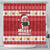 Hawaii Funny Christmas Shower Curtain Spam Musubi Santa