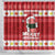 Hawaii Funny Christmas Shower Curtain Spam Musubi Santa