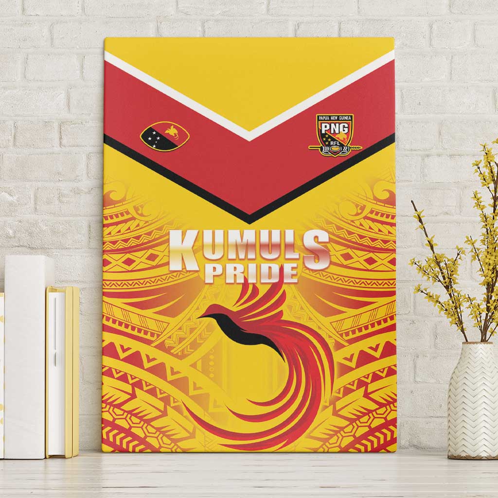 Papua New Guinea Rugby Canvas Wall Art Kumul Pride Go Champions