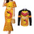 Papua New Guinea Rugby Custom Couples Matching Mermaid Dress and Long Sleeve Button Shirt Kumul Pride Go Champions