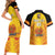 Papua New Guinea Rugby Custom Couples Matching Short Sleeve Bodycon Dress and Hawaiian Shirt Kumul Pride Go Champions