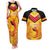 Papua New Guinea Rugby Custom Couples Matching Tank Maxi Dress and Hawaiian Shirt Kumul Pride Go Champions