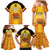 Papua New Guinea Rugby Custom Family Matching Mermaid Dress and Hawaiian Shirt Kumul Pride Go Champions